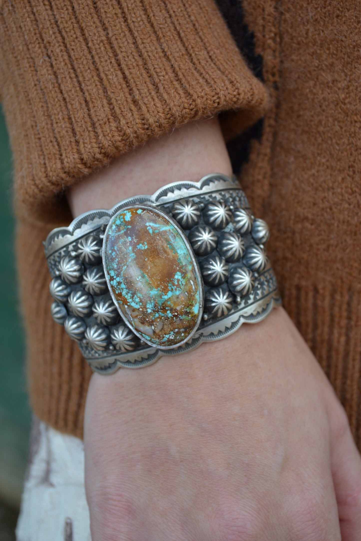 The Gennesse | Royston Turquoise Cuff by Leroy James
