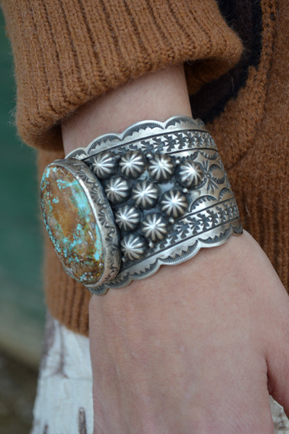 The Gennesse | Royston Turquoise Cuff by Leroy James