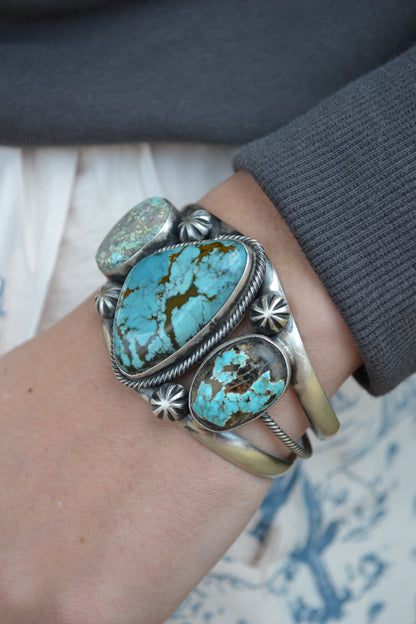 The Trinidad | Royston & Sierra Nevada Turquoise Cuff by Paul Livingston