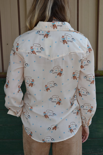 The Cassidy Long Sleeve Pearl Snap