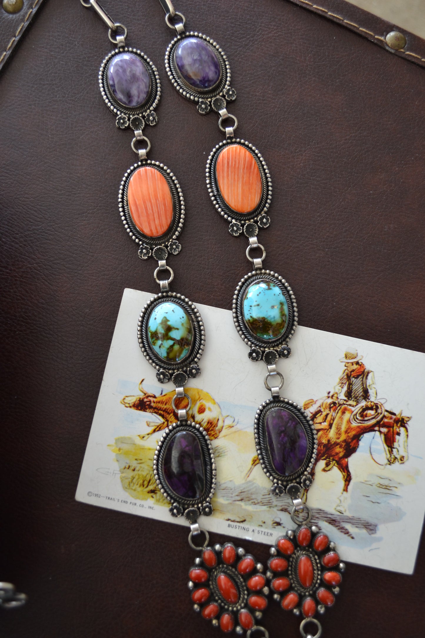 The Selene | Multi Stone Naja Squash Necklace by Hemerson Brown