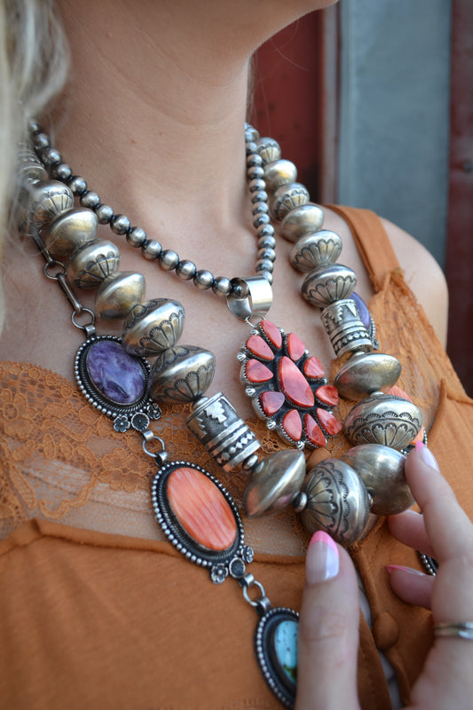 The Gatlin 24" Navajo Pearl Necklace