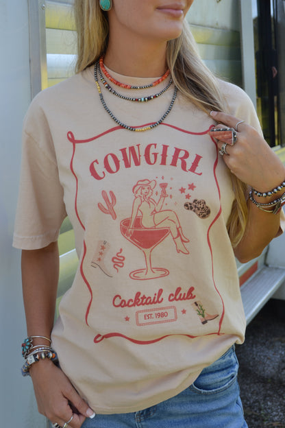 The Cowgirl Cocktail Club Tee