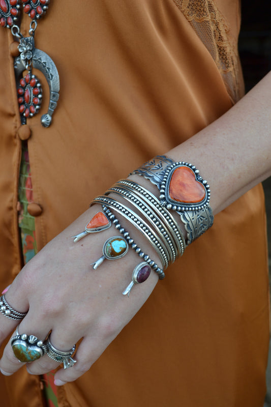 The Harper Heart Cuff