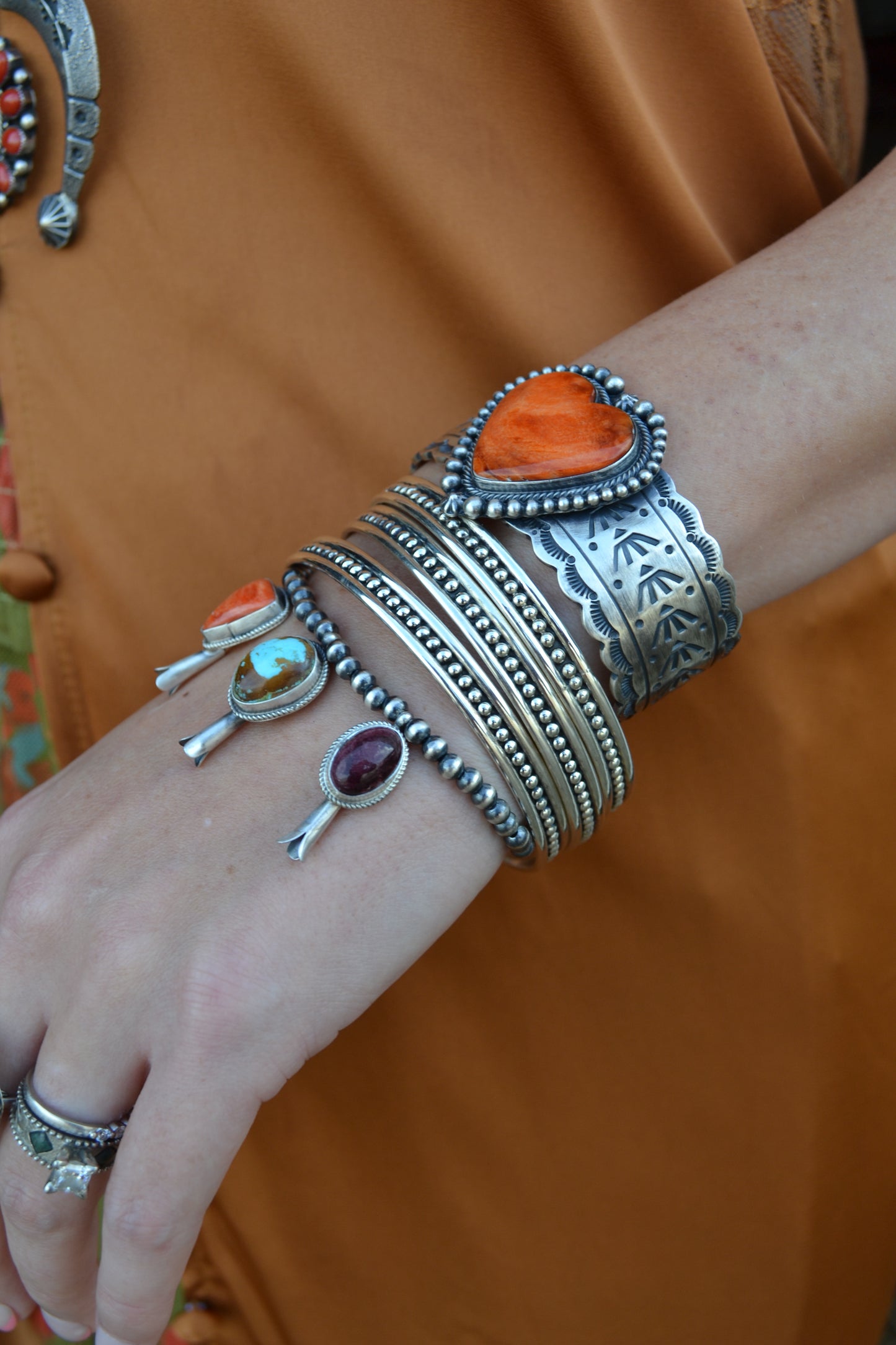 The Harper Heart Cuff