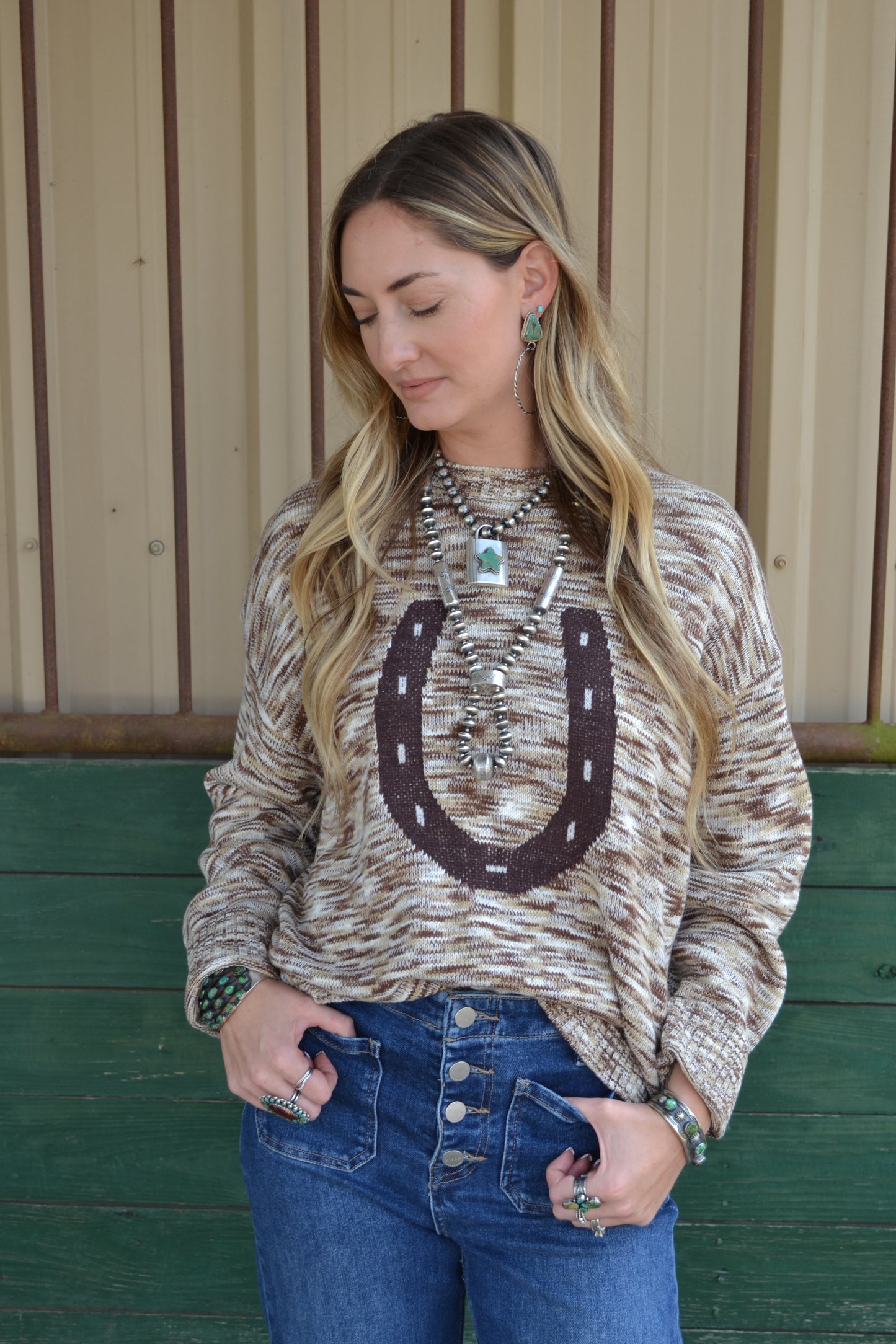 The Thompson Horseshoe Sweater SMALL