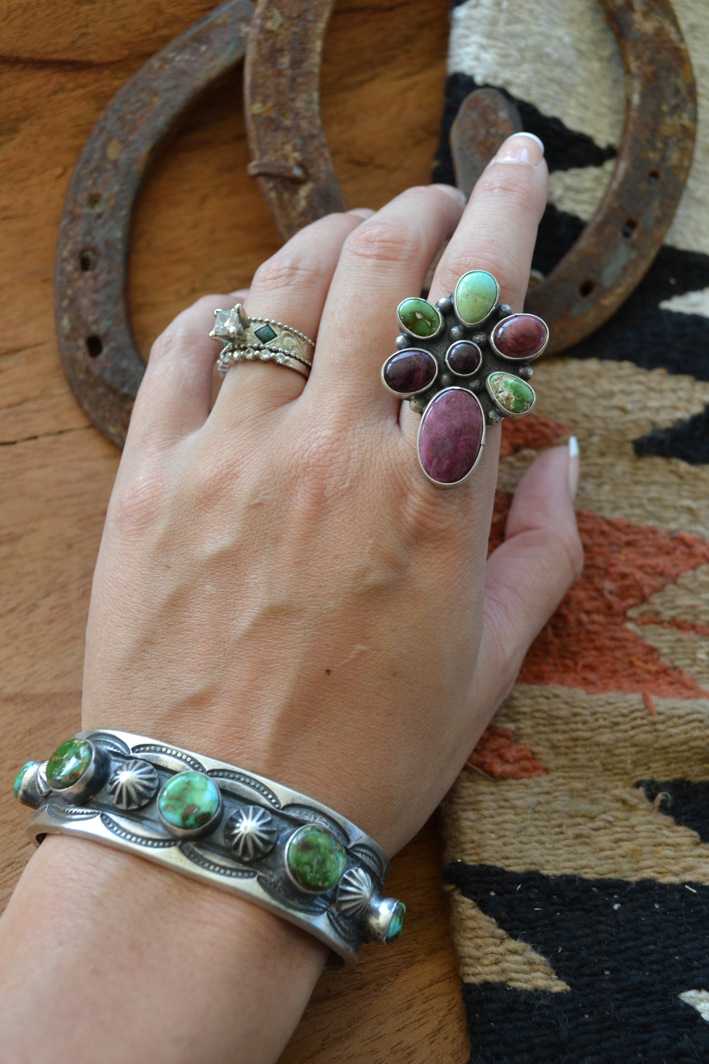 The Jenks Sonoran 5 Stone Cuff