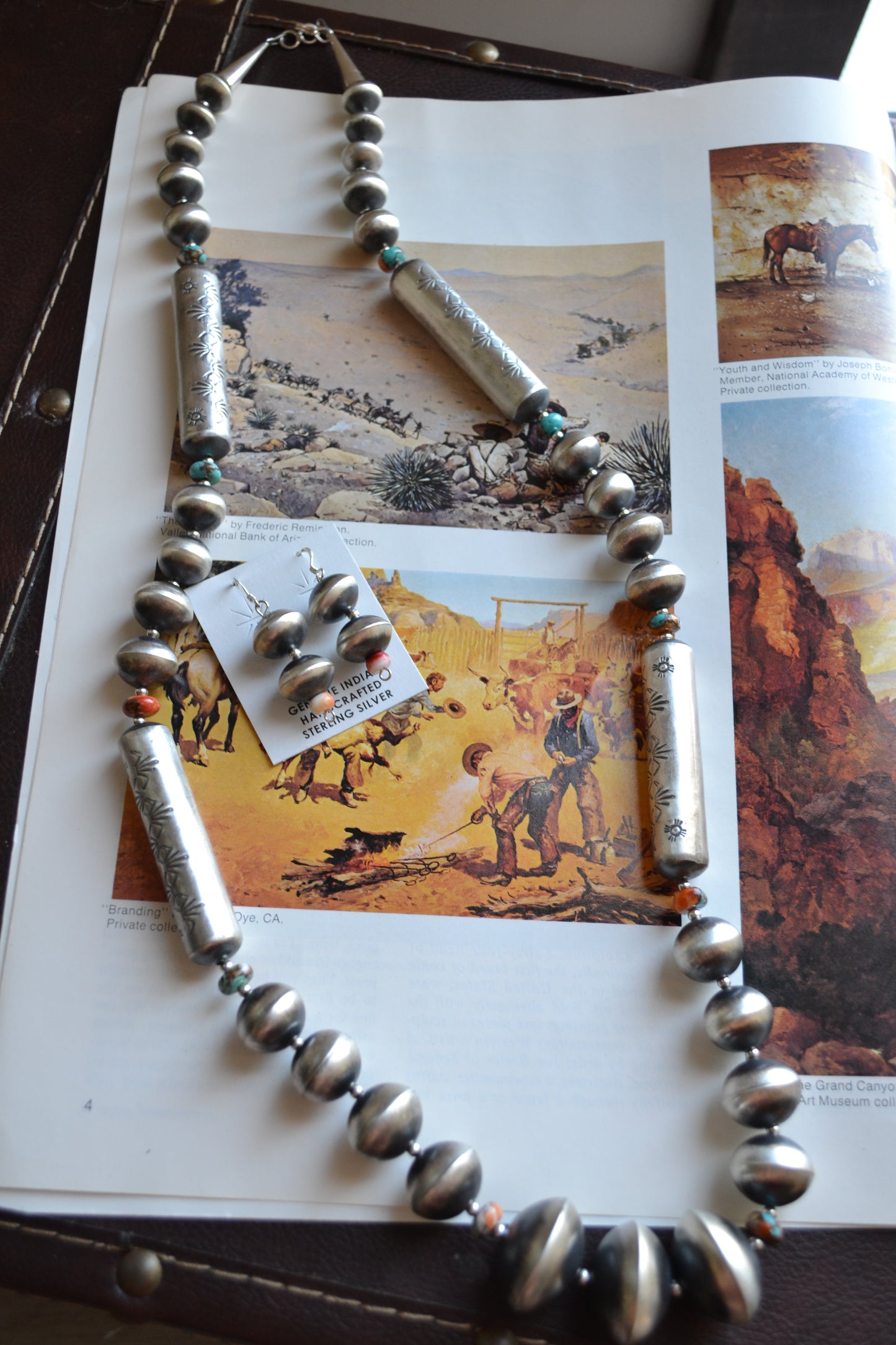 The Adeline 31" Navajo Pearl Set