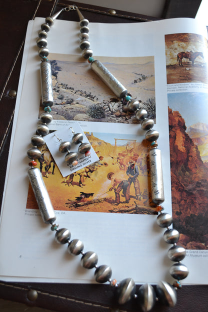 The Adeline 31" Navajo Pearl Set