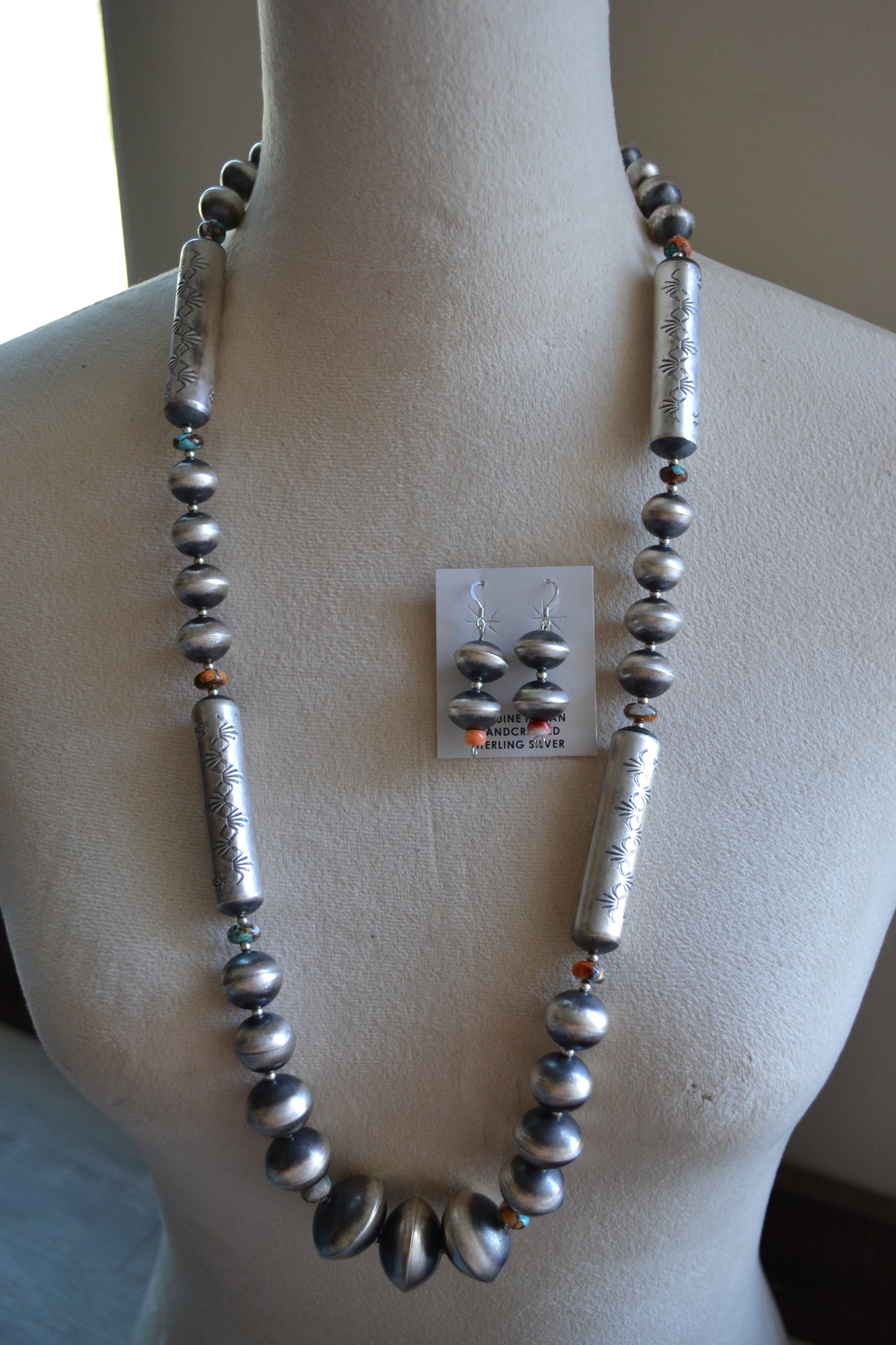 The Adeline 31" Navajo Pearl Set