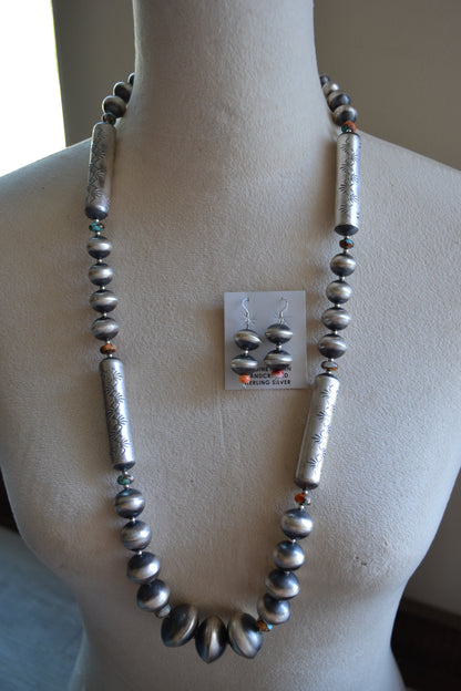 The Adeline 31" Navajo Pearl Set