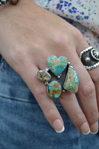 The Aurie Cluster Ring Size 6