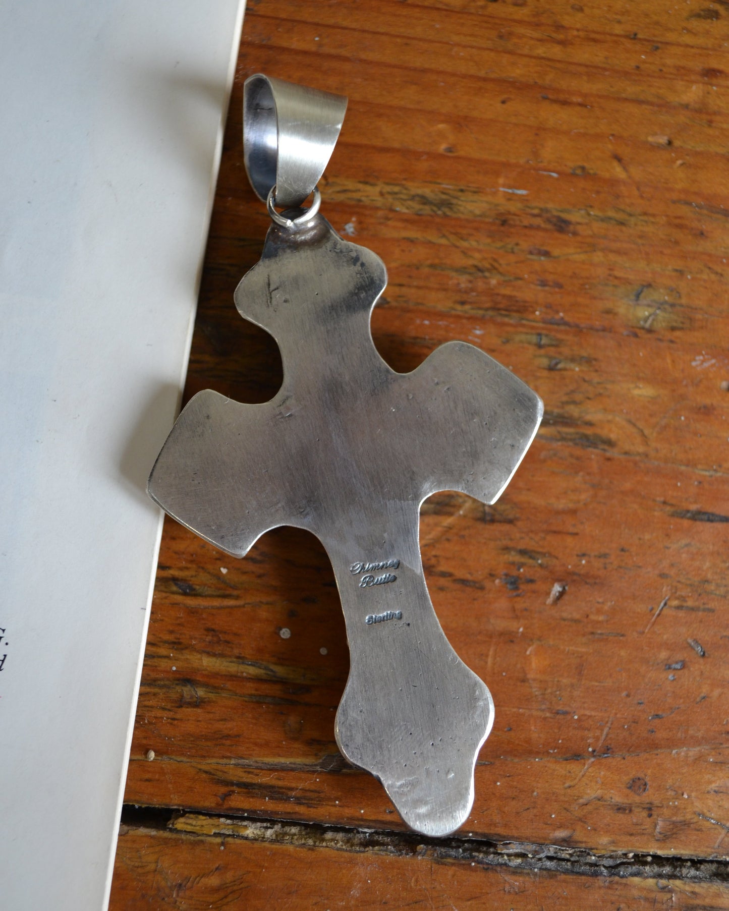 The Waco #8 Turquoise Cross Pendant