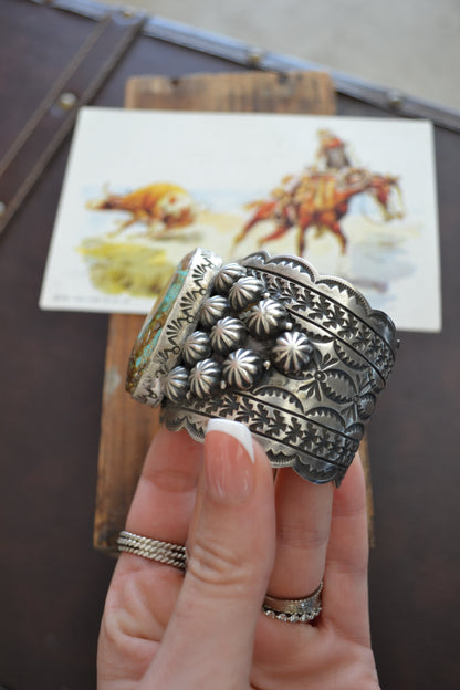 The Gennesse | Royston Turquoise Cuff by Leroy James
