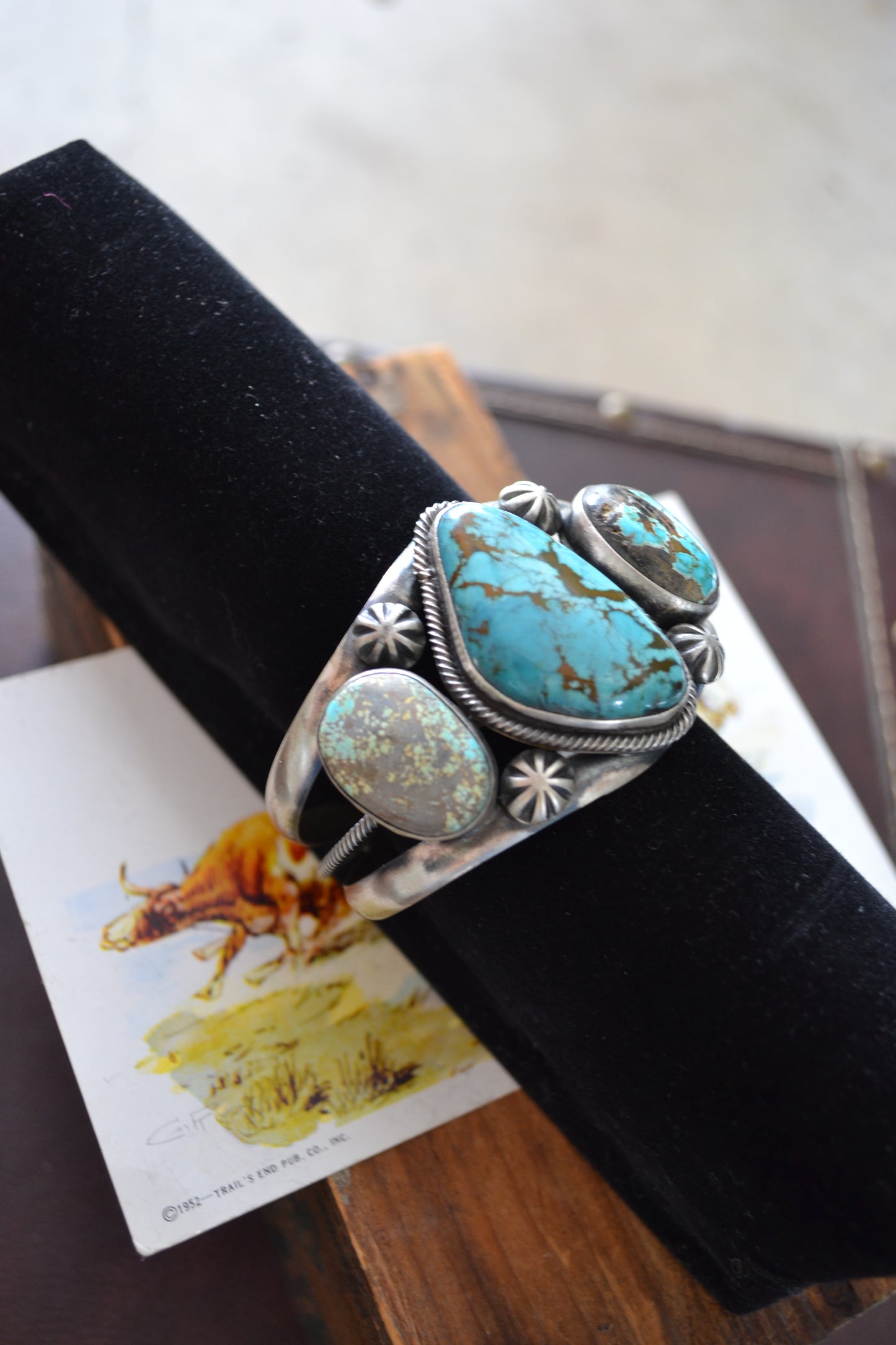 The Trinidad | Royston & Sierra Nevada Turquoise Cuff by Paul Livingston