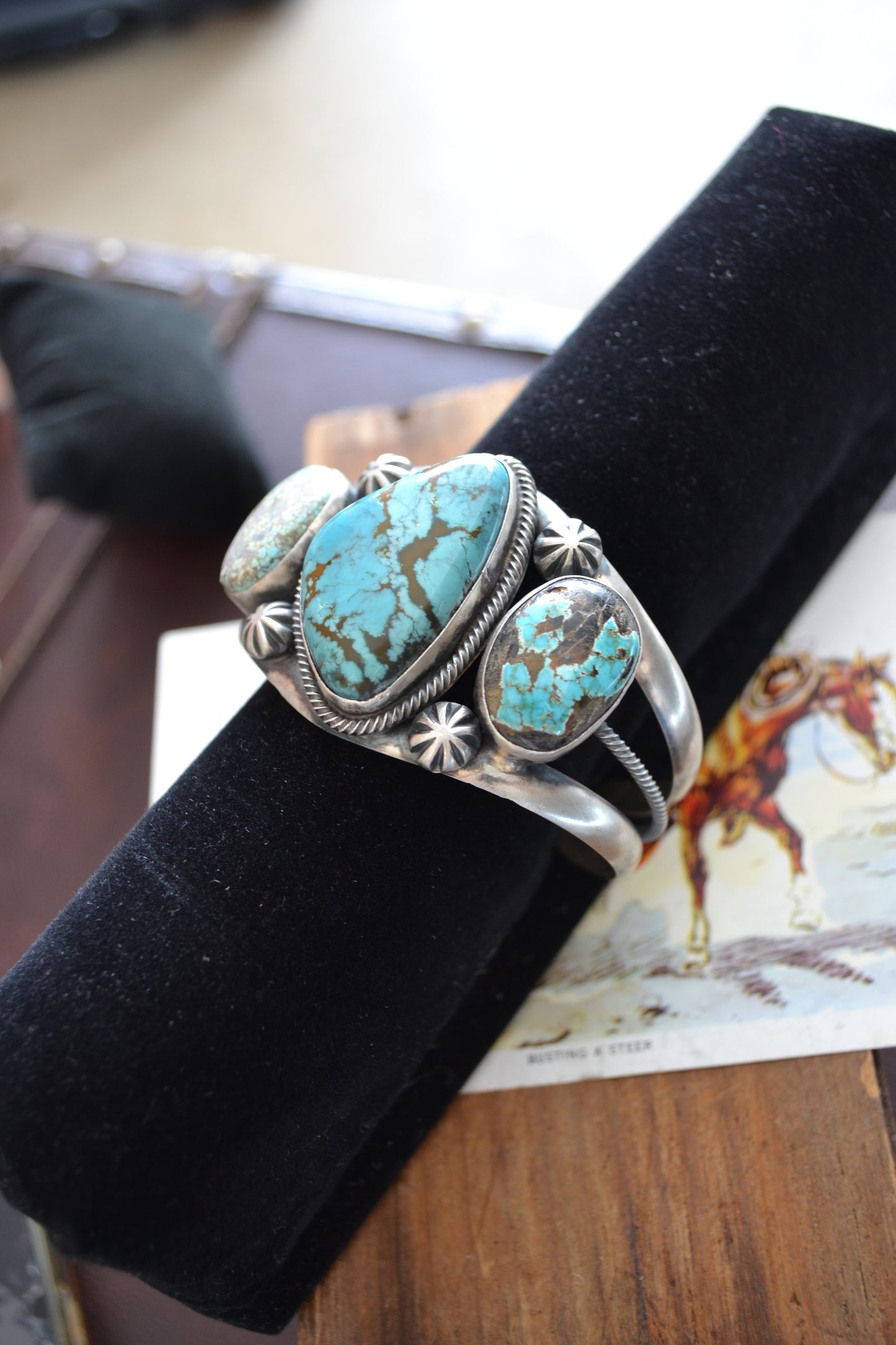 The Trinidad | Royston & Sierra Nevada Turquoise Cuff by Paul Livingston