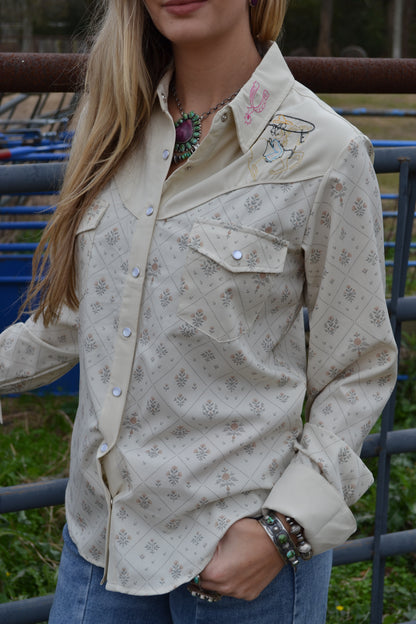The Wyatt Embroidered Button Up