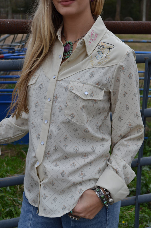 The Wyatt Embroidered Button Up