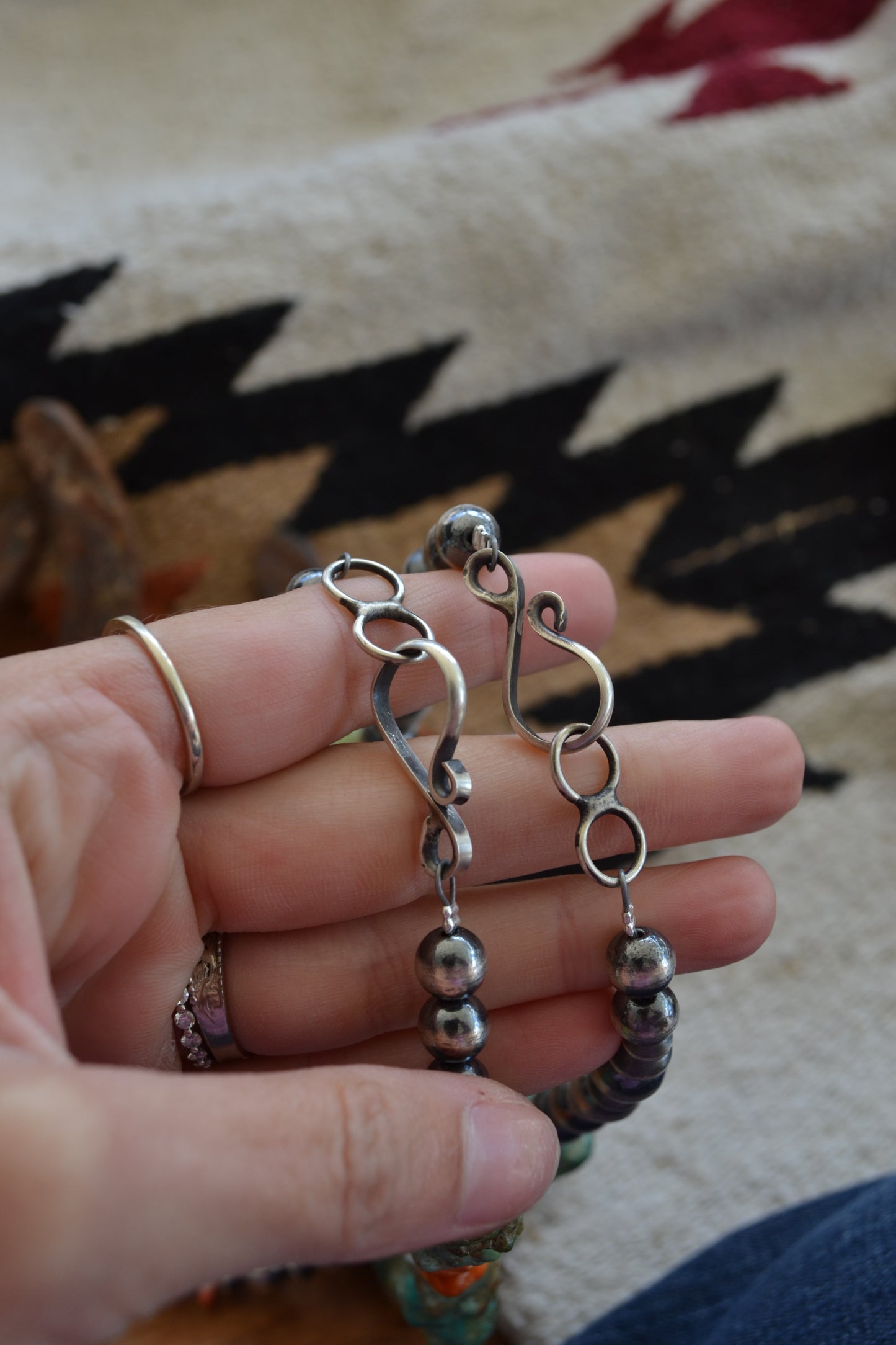 The Lamesa | Orange Spiny and Turquoise Pearls by Chimney Butte