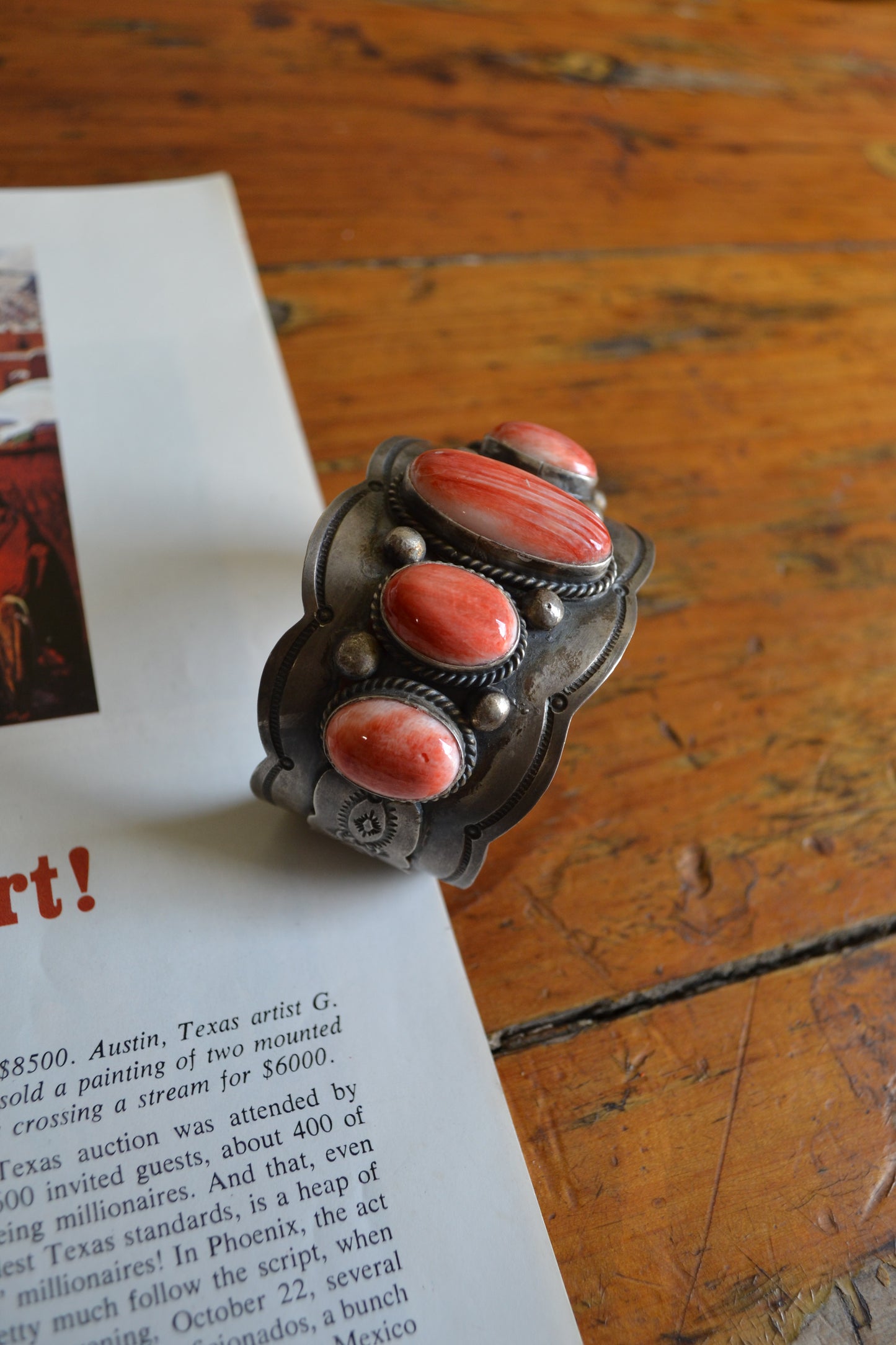 The Valor Red Spiny Cuff