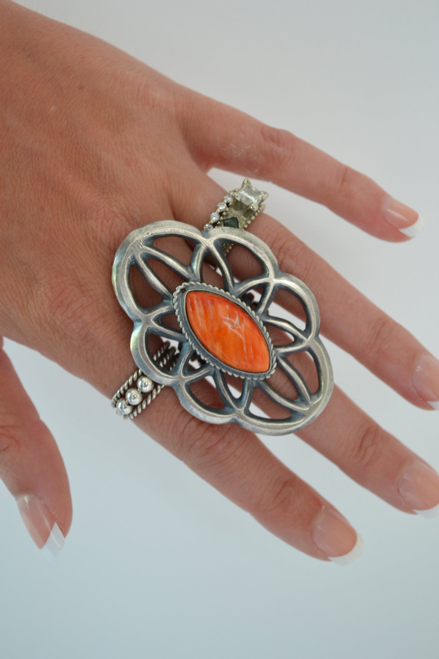 The Keota Ring (Purple + Orange Spiny Available)