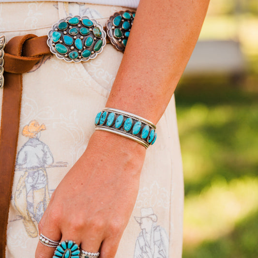 The Brookhaven | Vintage Turquoise Cuff