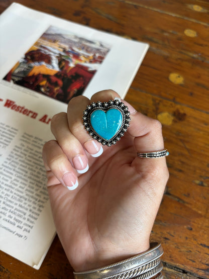The Talco Heart Ring Size 7