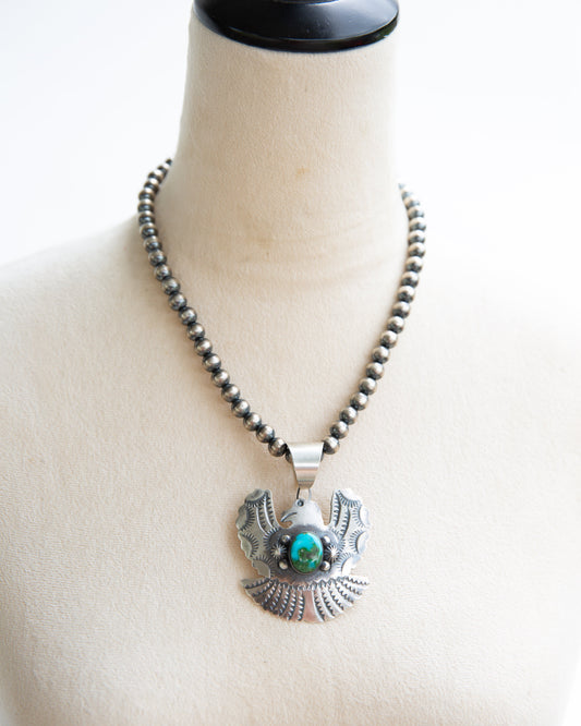 The Judith | Sonoran and Sterling Thunderbird Pendant by Chimney Butte