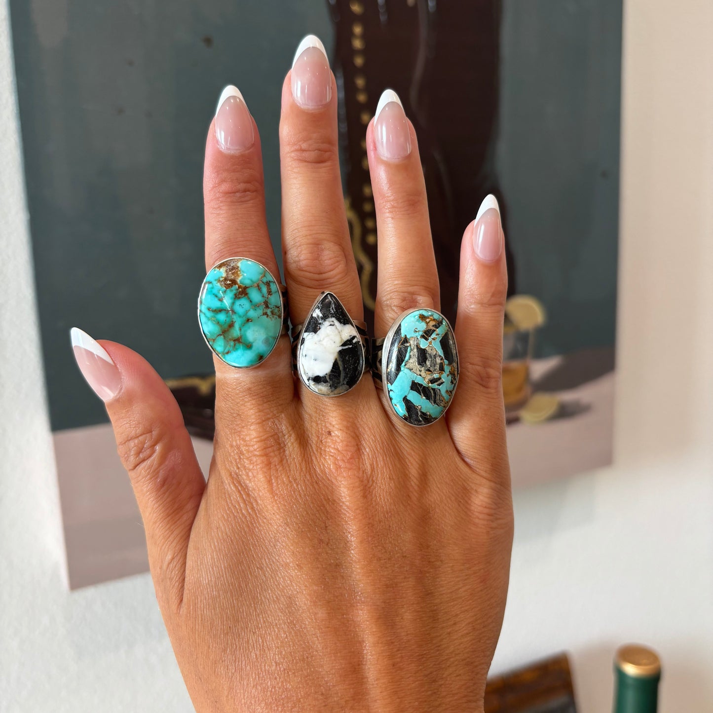 The Nakai | Mixed Stone Rings by Russell Sam