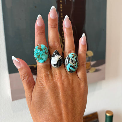 The Nakai | Mixed Stone Rings by Russell Sam