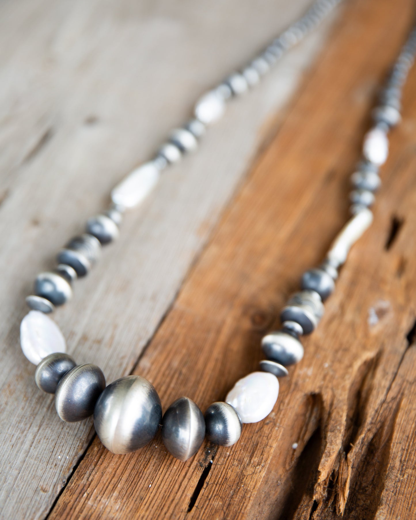 The Longoria | Navajo & Fresh Water Pearls by Rose Martin