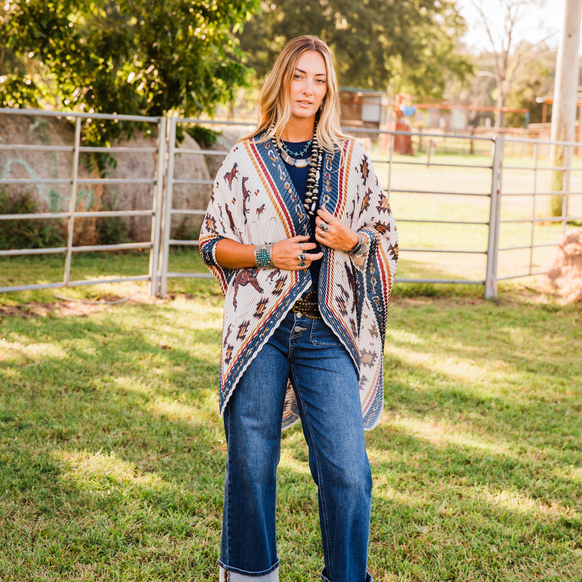 The Christley | Horse Kimono by Tasha Polizzi