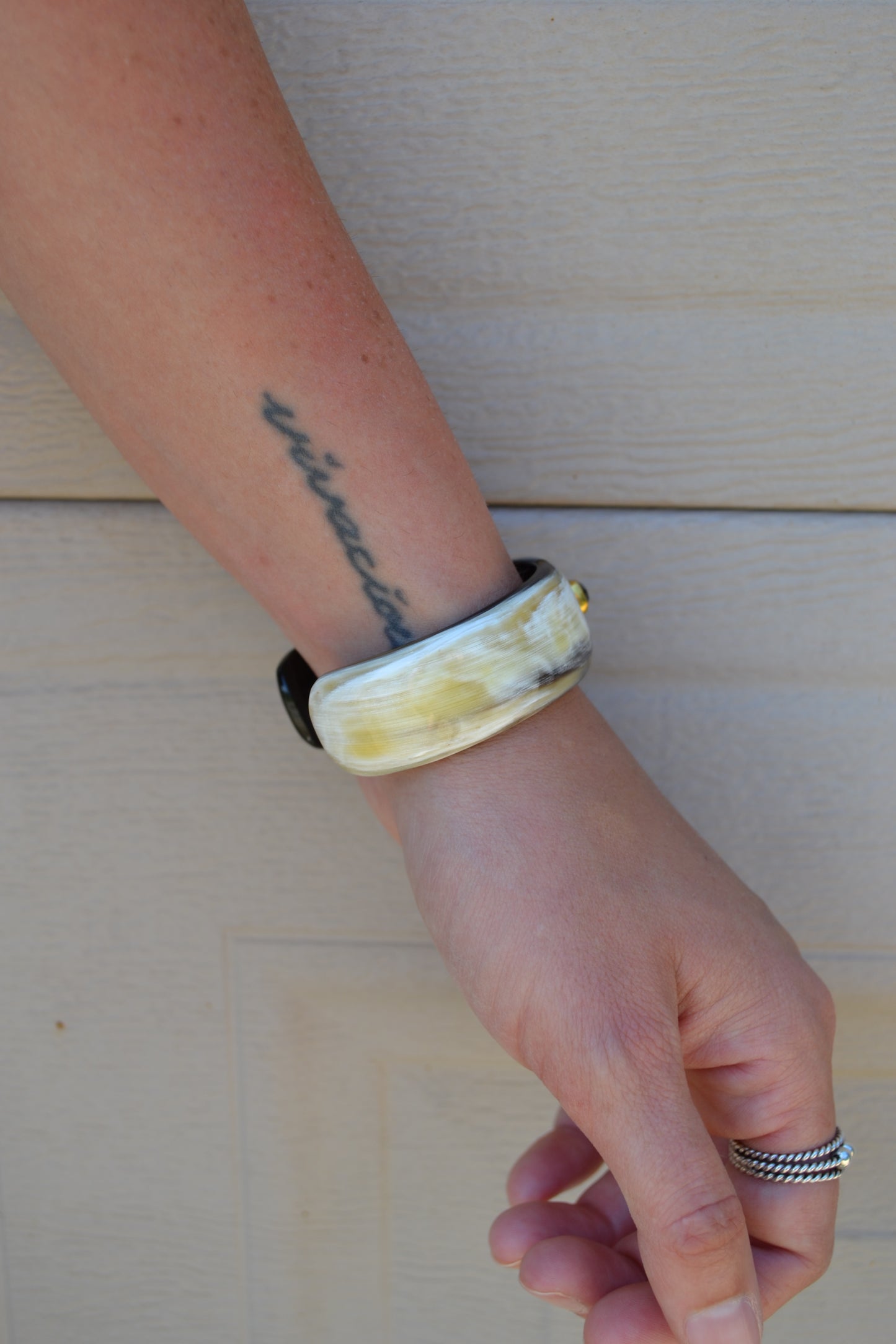 The Kenyon Buffalo Horn Cuff