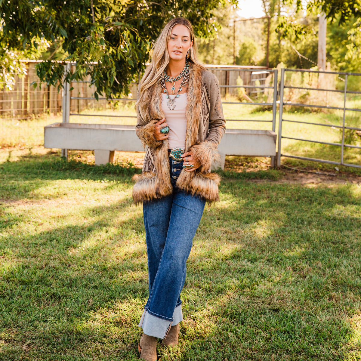 The Coleman's | Straight Leg Cuffed Dark Wash Jeans