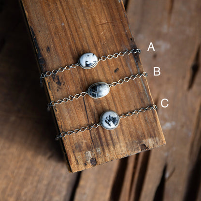 The Dasha | White Buffalo Chain Bracelet