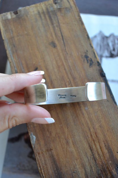 The Sumner 5 Stone Pink Conch Cuff