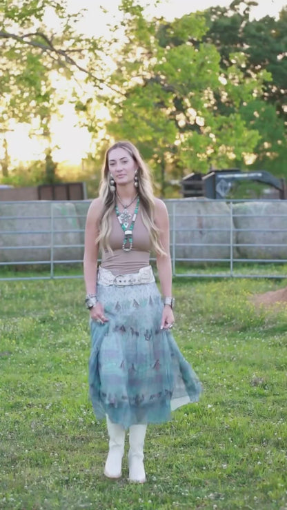 The Cuero Skirt by Tasha Polizzi