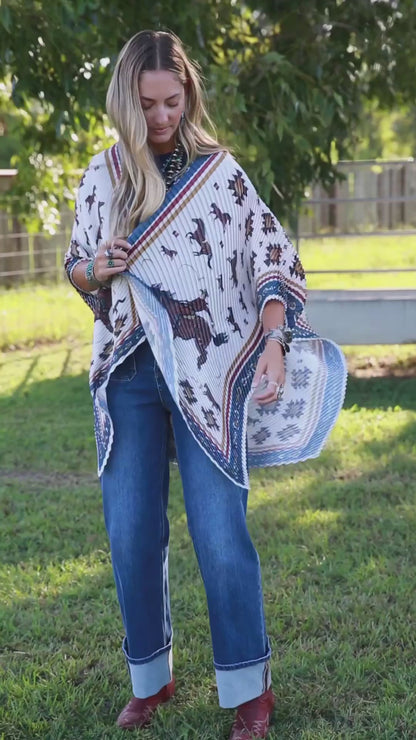 The Christley | Horse Kimono by Tasha Polizzi